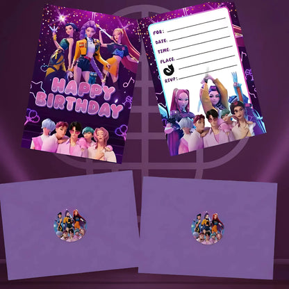 Party invitation cards x12