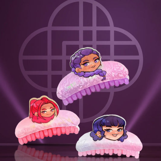 Lot de 3 pinces à cheveux